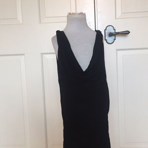 Ladies plunge neck top